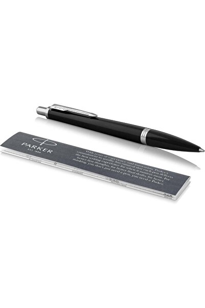 Parker قلم حبر جاف من نوع Urban، لون أسود لندن كاب، مزود بعبوة حبر أسود متوسط...
