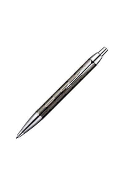Parker قلم حبر جاف IM مزدوج النقش برأس من الكروم