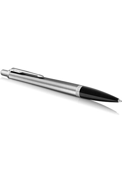 Parker قلم حبر جاف من نوع Urban، لون Metro Metallic، مزود بعبوة حبر أزرق متوس...