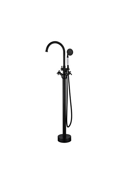 banyosepeti Bathtub Faucet Black Jacuzzi Faucet Vintage Design Brass Material...