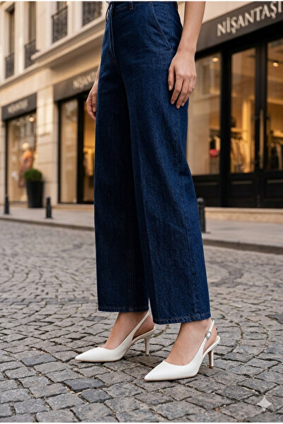 Giydim Gidiyor Λουνέρα Ιβορί Στιλέτο Λευκό