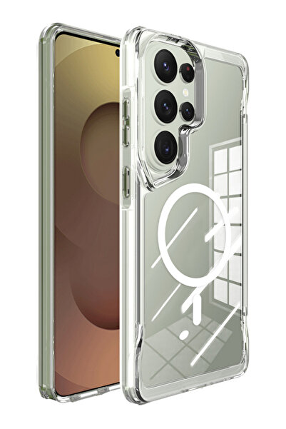 Rivor Galaxy S26 Ultra İçin Uyumlu Kılıf Kamera Çıkıntılı Magsafe Şarj Özelli...