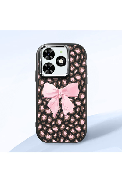 ucuc حافظة سيليكون سوداء متوافقة مع هاتف Infinix Hot 40i مع حماية للكاميرا ما...