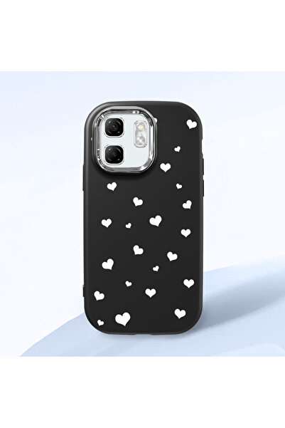 ucuc حافظة سيليكون سوداء متوافقة مع هاتف Infinix Smart 9 مزودة بـ ماصّ للصدما...