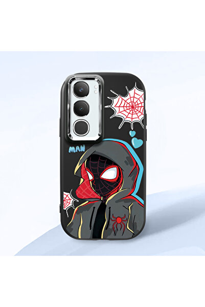 ucuc حافظة سيليكون سوداء متوافقة مع هاتف Vivo Y29 5G مع حماية للكاميرا ماصّ ل...