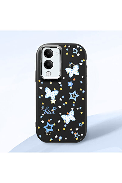 ucuc حافظة سيليكون سوداء متوافقة مع ماصّ للصدمات كاميرات من Vivo Y19S GT، حاف...