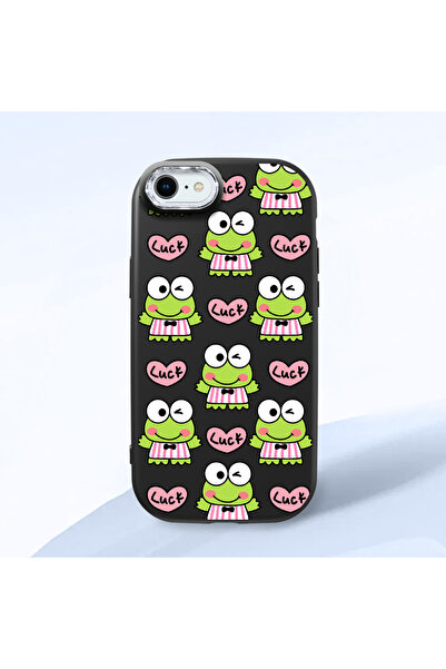 ucuc حافظة من السيليكون الأسود متوافقة مع هاتف iPhone 7/8/SE 2020 2022 مع حما...