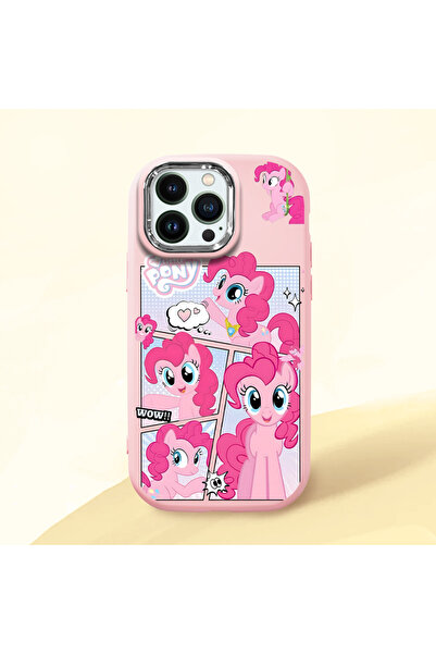 ucuc iPhone 14 Pro Max Uyumlu Darbe Emici Kamera Korumalı pembe Silikon Kılıf...