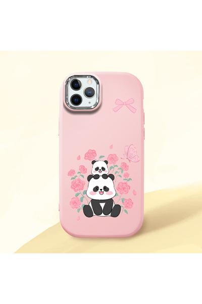 ucuc حافظة سيليكون وردية متوافقة مع هاتف iPhone 11 Pro Max مع حماية للكاميرا ...