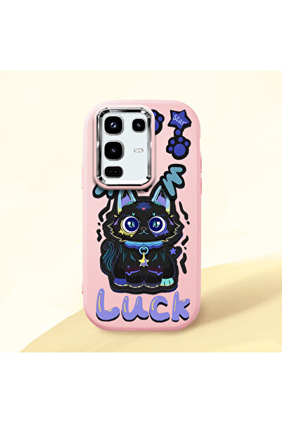 ucuc حافظة سيليكون وردية متوافقة مع هاتف Infinix Note 50/Note 50 Pro مع حماية...