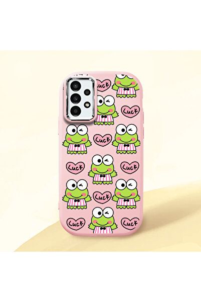 ucuc حافظة سيليكون وردية اللون متوافقة مع هاتف سامسونج جالاكسي A13 4G/5G مع ح...