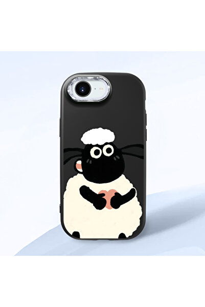 ucuc حافظة سيليكون سوداء متوافقة مع آيفون 16E مع حماية للكاميرا ماصّ للصدمات ...