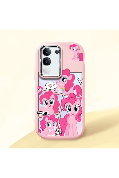 ucuc Vivo Y29 4g Compatible Shock-Absorbing Camera Protected Pink Silicone Ca...