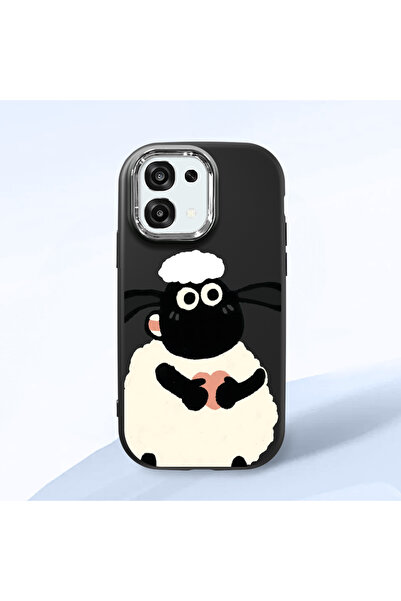 ucuc حافظة سيليكون سوداء متوافقة مع هاتف اوبو F31 مع حماية للكاميرا ماصّ للصد...