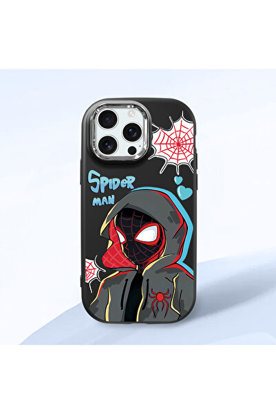 ucuc حافظة سيليكون سوداء متوافقة مع هاتف iPhone 16 Pro Max مع حماية للكاميرا ...