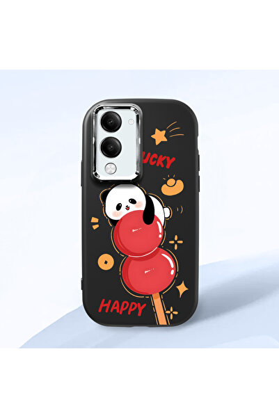 ucuc حافظة سيليكون سوداء متوافقة مع ماصّ للصدمات كاميرات من Vivo Y19S GT مع ح...