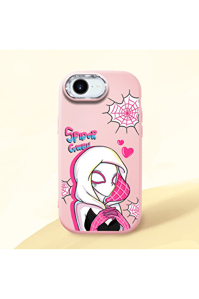 ucuc حافظة سيليكون وردية متوافقة مع آيفون 16E مع حماية للكاميرا ماصّ للصدمات ...