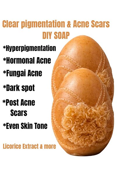 mothers dream صابون منزلي الصنع لإزالة التصبغات وآثار حب الشباب (قطعتان)