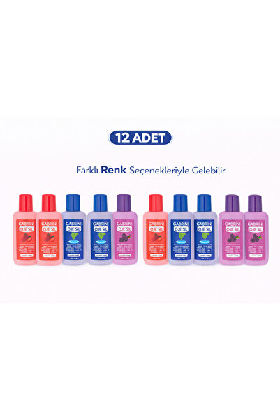 Genel Markalar Gabrini Oje Sil Besleyici Aseton 125 ml Oje Çıkarıcı 12 Adet
