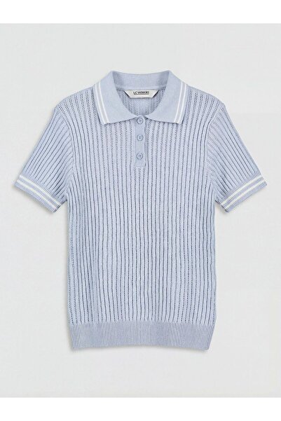 LC Waikiki Lcw Kids Polo Neck Girl's Knitwear Sweater