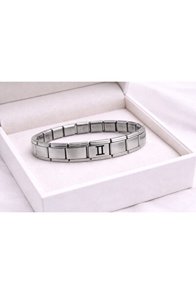 FREEDOM STOREE Steel Nomination Bracelet Gemini Sign |   Stainless Steel Zodi...