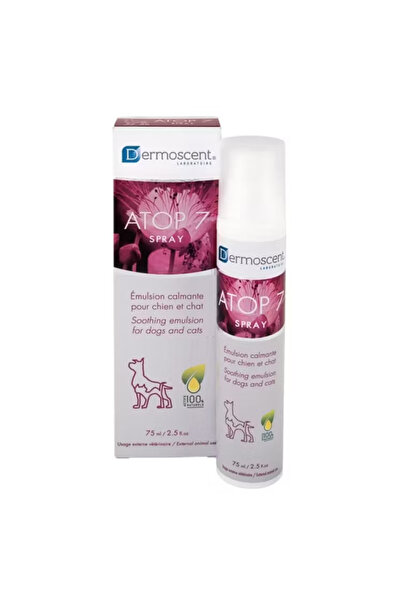 Dermoscent Atop 7, spray pentru caini si pisici, 75 ml