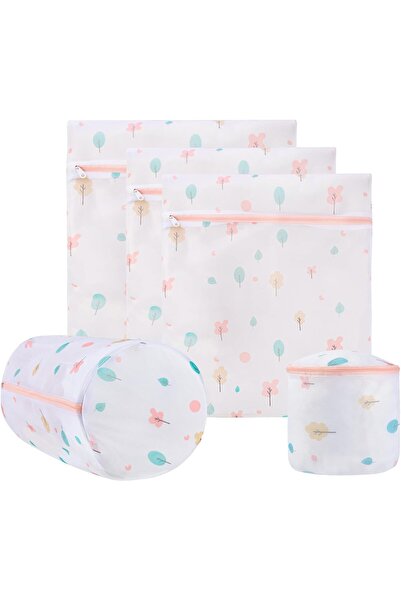 Arabest 5-Pack Mesh Laundry Bags with Premium Zipper, Washing Machine Bags fo...