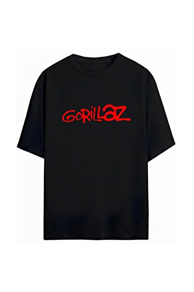 SVART WEAR Gorillaz Printed Unisex Oversized 100% Cotton Pack T-Shirt
