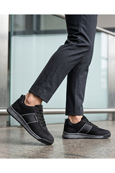 Step 2026 Black and White Daily Men's Orthopedic Tricot Lightweight Sole Anor...