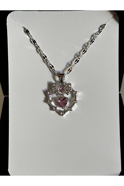 bijoux uniques قلادة نسائية من الزركون مرصّع بالأحجار 316L مصنوعة من الفولاذ