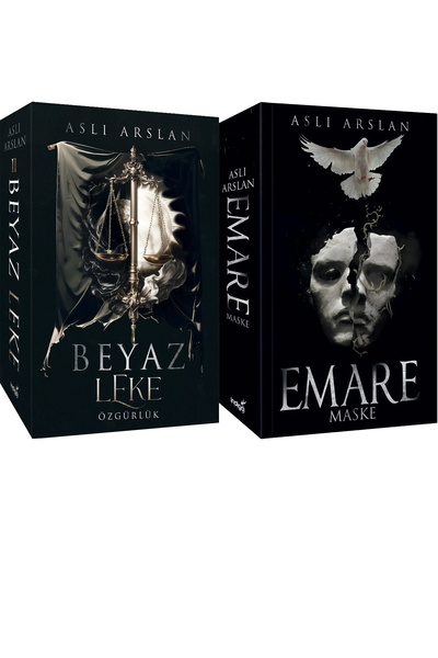 İndigo Kitap Beyaz Leke 2 Özgürlük Karton Kapak ve Emare Maske Karton Kapak (...