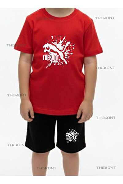 THEKONT THEKONTYAZILI ŠORTS I MAJICA SA PRINTOM GEPA, LETNJI DEČJI SET