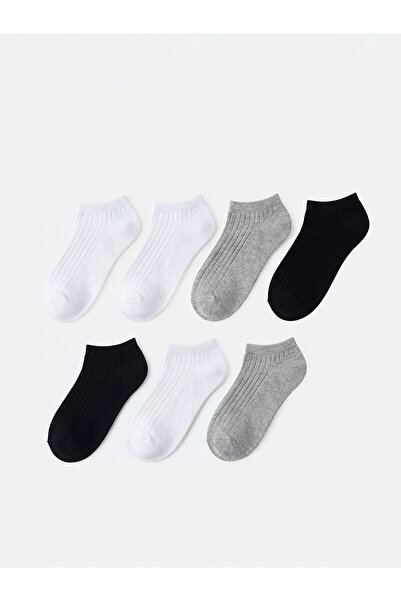 LC Waikiki Nevavm Farklı Colors Boys' Booties Socks 7-Pack