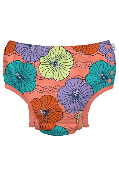 Green Sprouts Tea Hibiscus 6 luni - Slip copii SPF 50+ refolosibil, cu capse ...