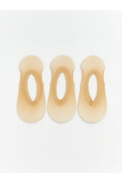 LC Waikiki Two Mt Shop Quality Lcw Dream Beige Plain 3-Pack Women's Ballerina...