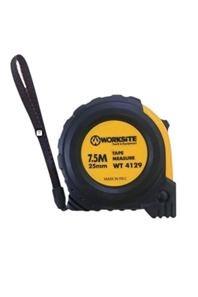 WDA WORKSITE Measuring Tape, 7.5 Metres x 25mm, Manual Tape Measure with Wris...