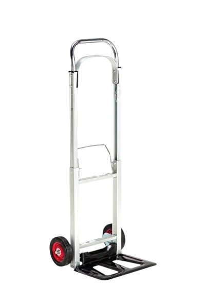 WDA Folding Hand Truck Dolly, Aluminium Frame with Red Wheels, Heavy Duty Mov...