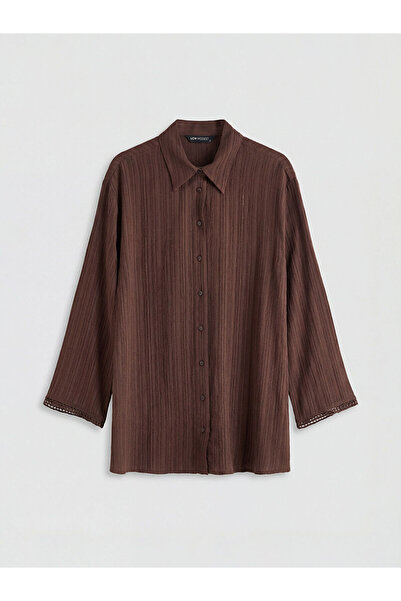 LC Waikiki Peak New Season Linen Blend Women's Shirt Tunic