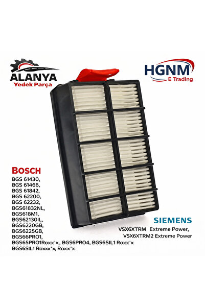 HGNM E Trading Bosch Sie--mens Profilo kompatibilan HEPA filter za usisivač 0...