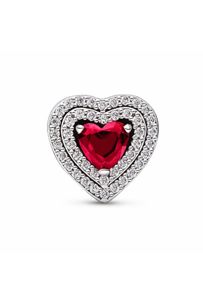 NOVVO Talisman Pendant Red Heart -Silver