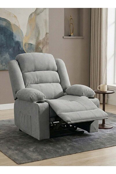 M SMART Fixed Recliner Chair for Living Room - Lazy Boy Chair with Cup Holder...