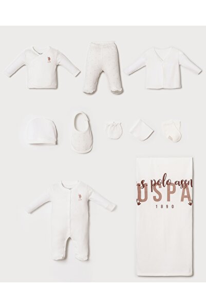 U.S. Polo Assn. Έξοδος νοσοκομείου για μωρά κορίτσια σετ 10 τεμαχίων