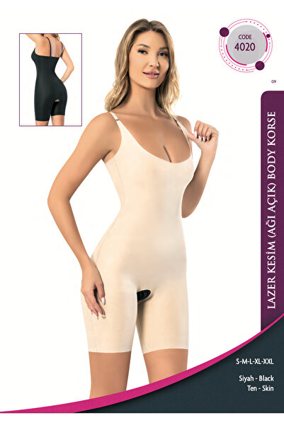 Only Vogue Premium Lazer Kesim (Ağı Açık) Body Korse