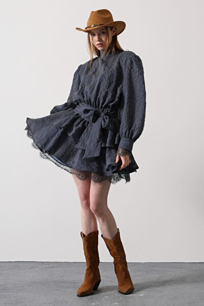 Secret Passion Lingerie New Season Glittery Striped Belt Detailed Women's Min...