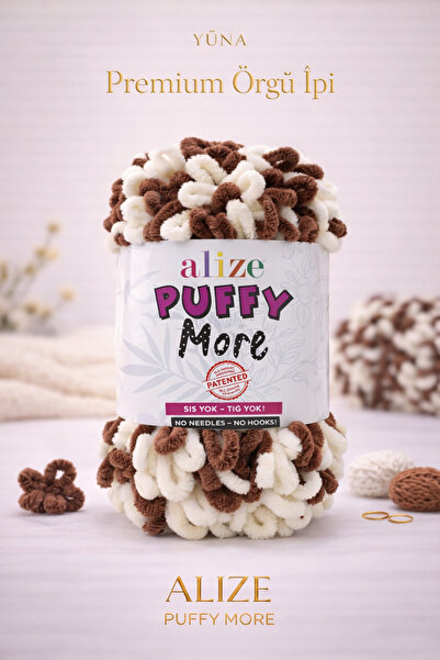 Alize Puffy More Parmak İle Örülen Örgü İpi 6288