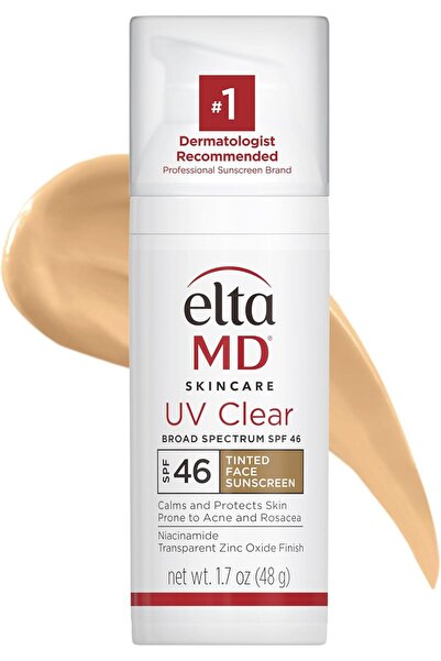 EltaMD UV Clear Facial Sunscreen SPF 46 - Tinted for Unisex 1.7 oz