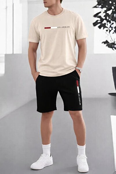 zeag Los Angeles Printed Shorts T-Shirt Set