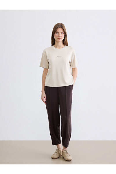 LC Waikiki Γυναικεία φόρμα Özmarka New Season με ελαστική μέση και μείγμα μον...