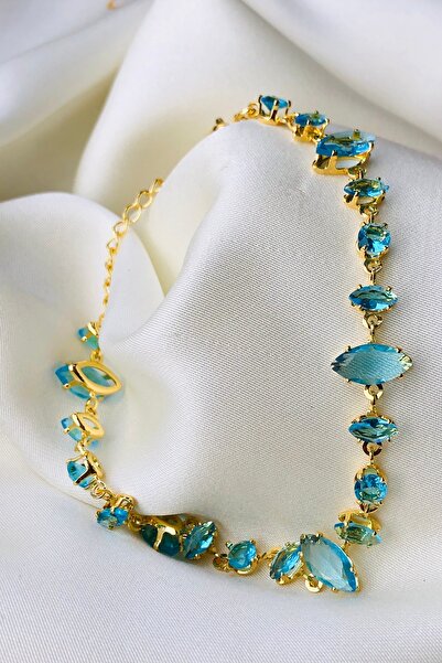 Bonicce Colorful Zircon Stone Stainless Steel Women's Bracelet