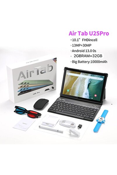 AİRTAB Air Tab U25Pro Android Tablet, 10.1-inch FHD, 2GB RAM, 32GB ROM, 10000...